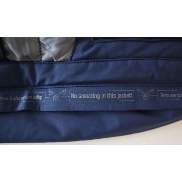 Moosejaw 7726183 Women's Sz M Midnight Blue Hooded Insulated Jacket - Picture 15 of 16